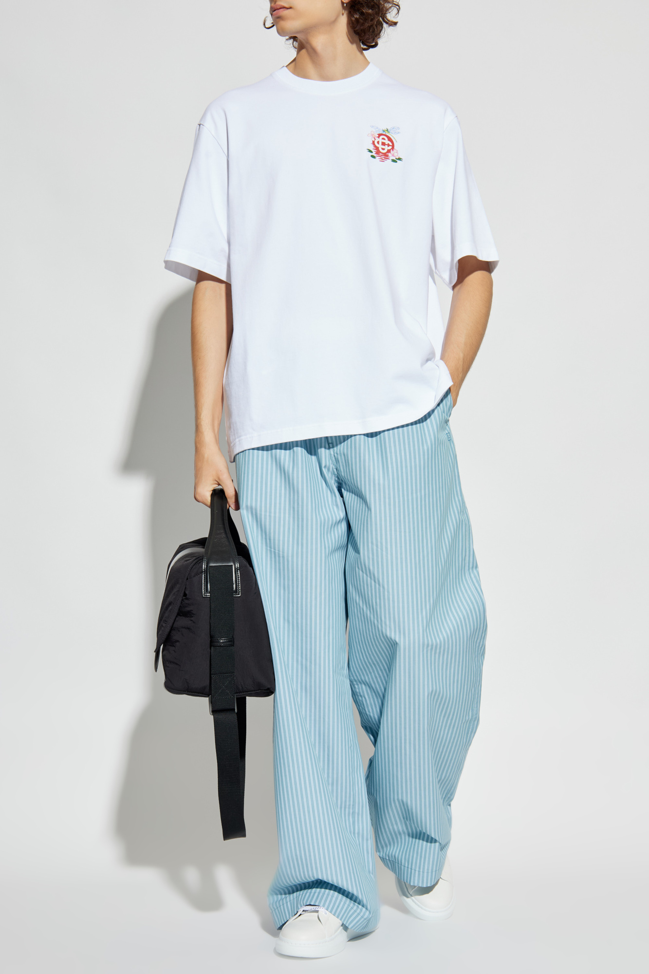 【新品未着用】SATUR Short Sleeve T-Shirt Ivory ☆BOYNEXTDOOR ソンホ 着用！！【SATUR】Saturday Retro Mood